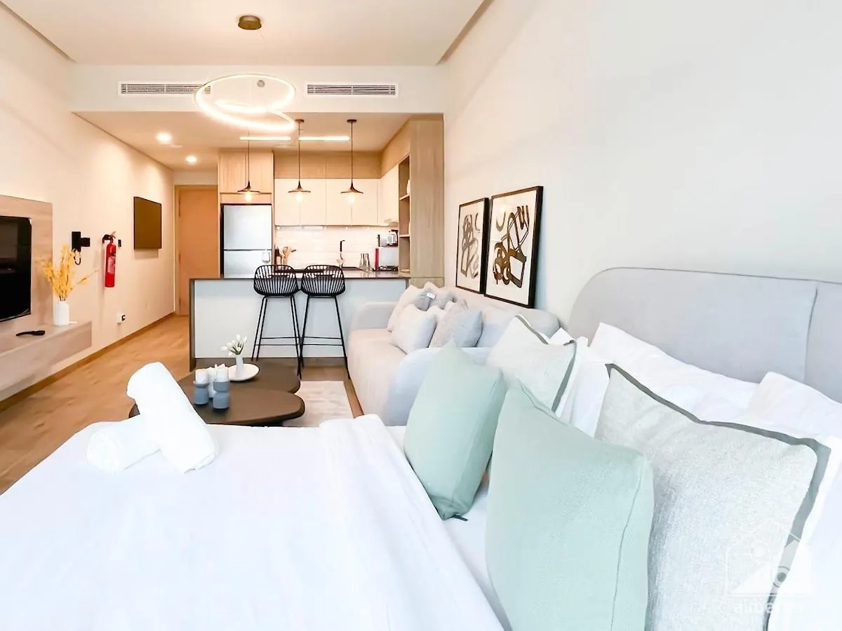 Rokane G25 Studio Modern Comfort With City Views Dubai Förenade Arabemiraten