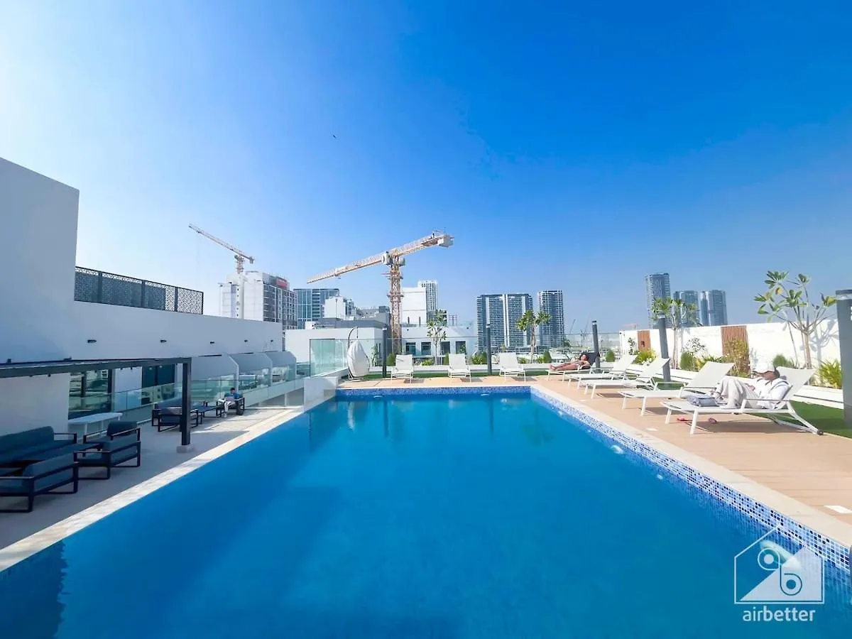 Rokane G25 Studio Modern Comfort With City Views Dubai Lägenhet