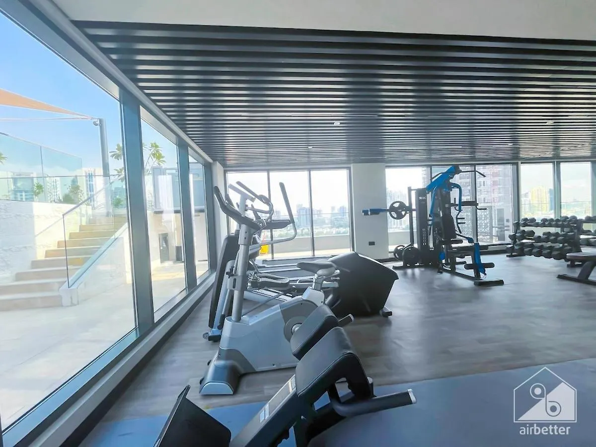 Lägenhet Rokane G25 Studio Modern Comfort With City Views Dubai Förenade Arabemiraten