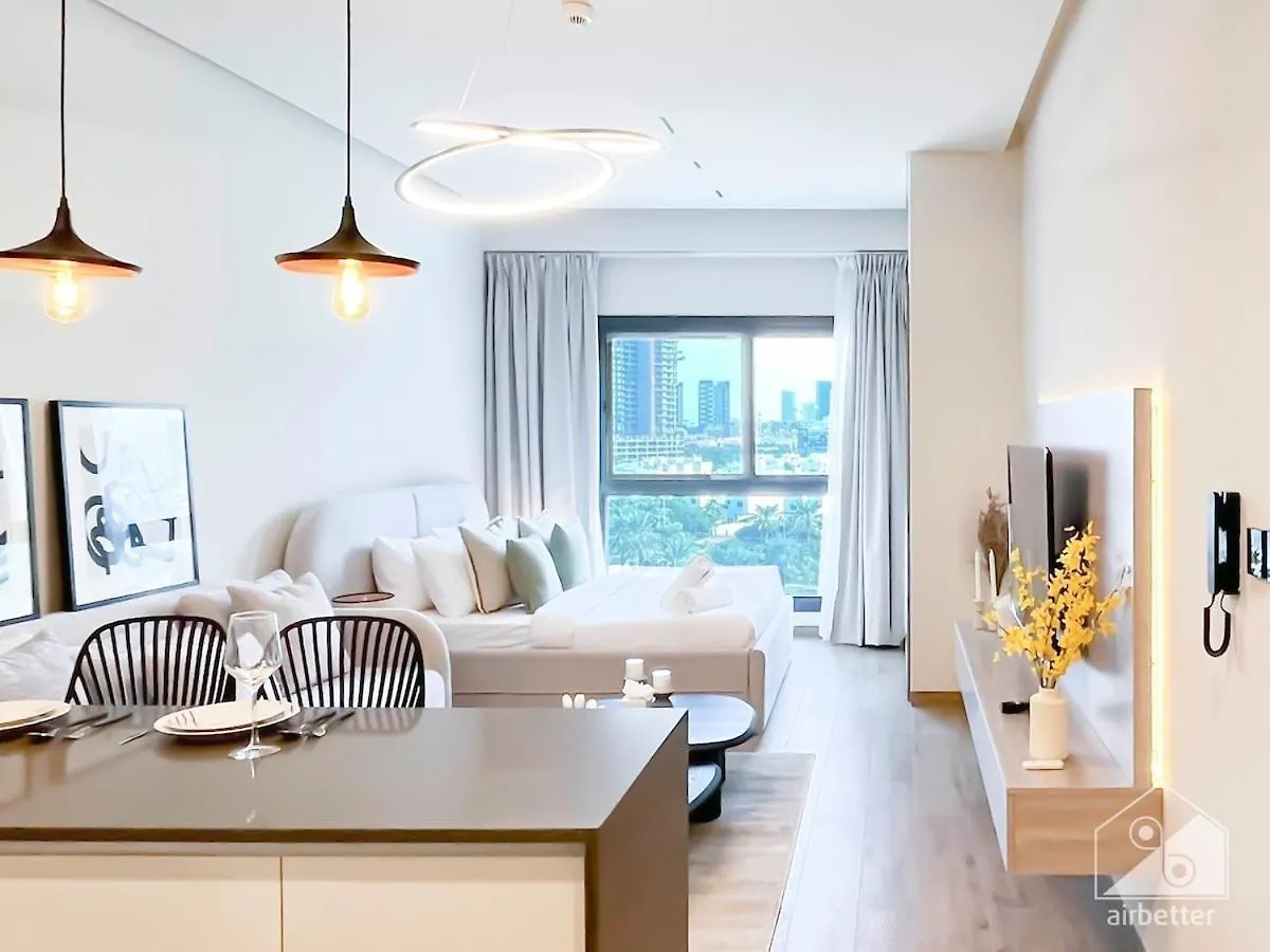 Rokane G25 Studio Modern Comfort With City Views Dubai Lägenhet
